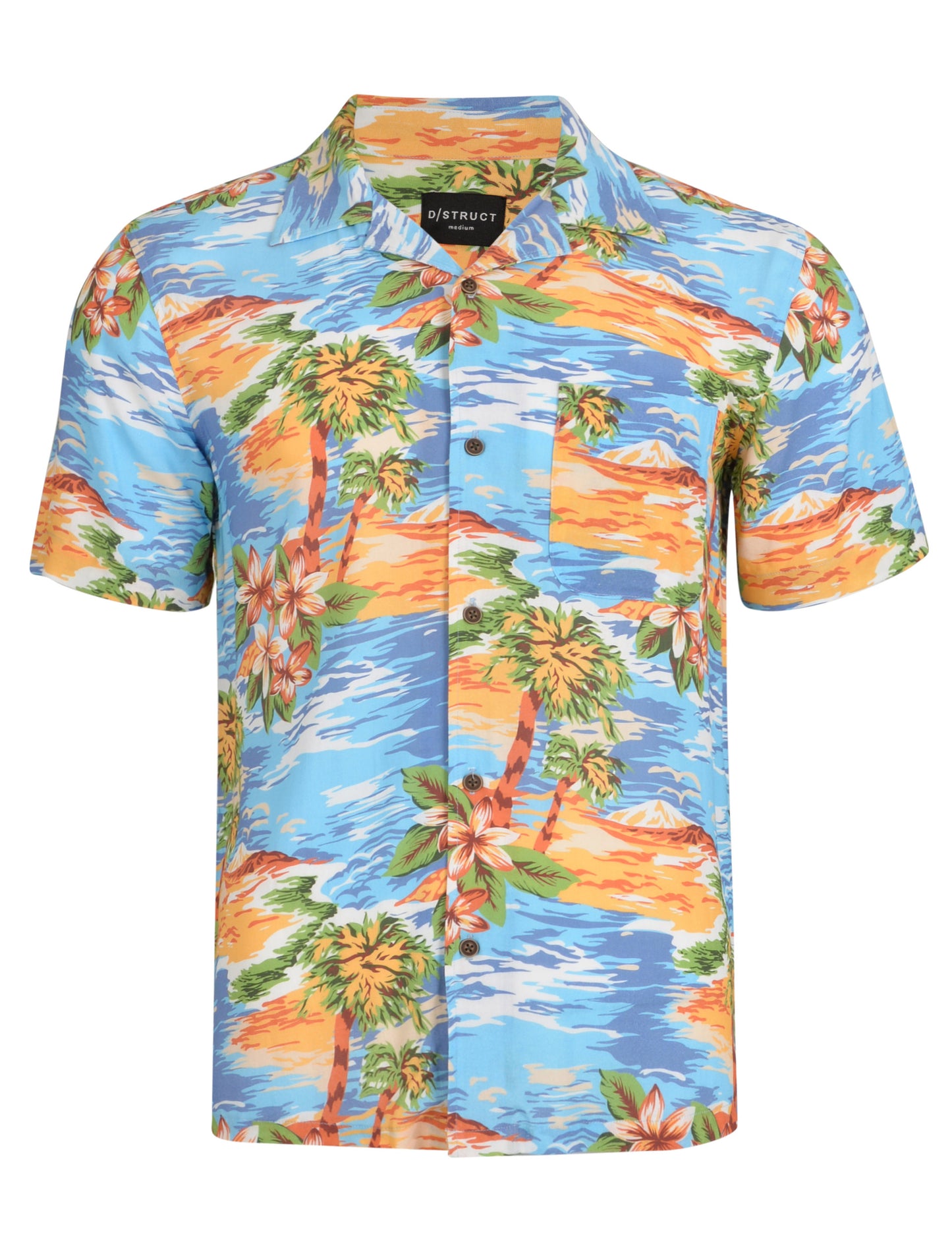 Trinidad Men’s Short Sleeve Printed Shirt