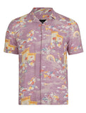 D-STRUCT ANGEL UNISEX SHORT SLEEVE HAWAIIAN SHIRT | PINK