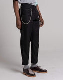 D-STRUCT MARESCA MEN'S TROUSERS WITH CHAIN | BLACK