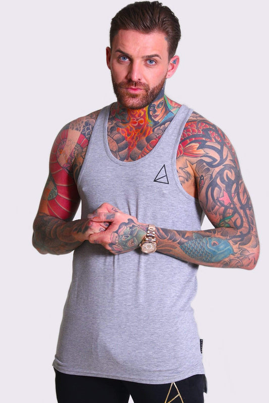 Golden Equation Golden Equation Rocio Racer Back Gym Men's Vest - Grey