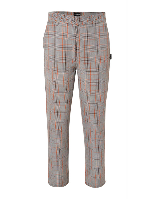 Stripe Men's Checked Chanined Trousers