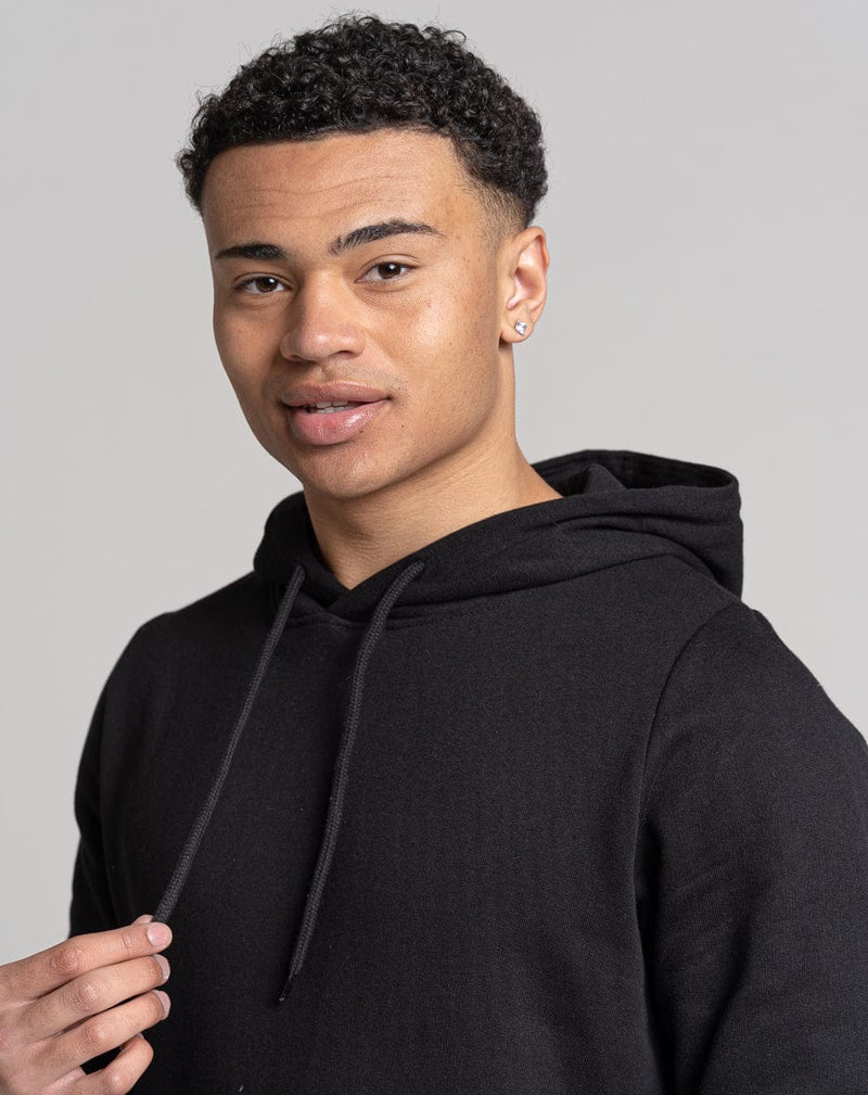 Bellfield Clothing UNISEX PLAIN HOODIE | BLACK