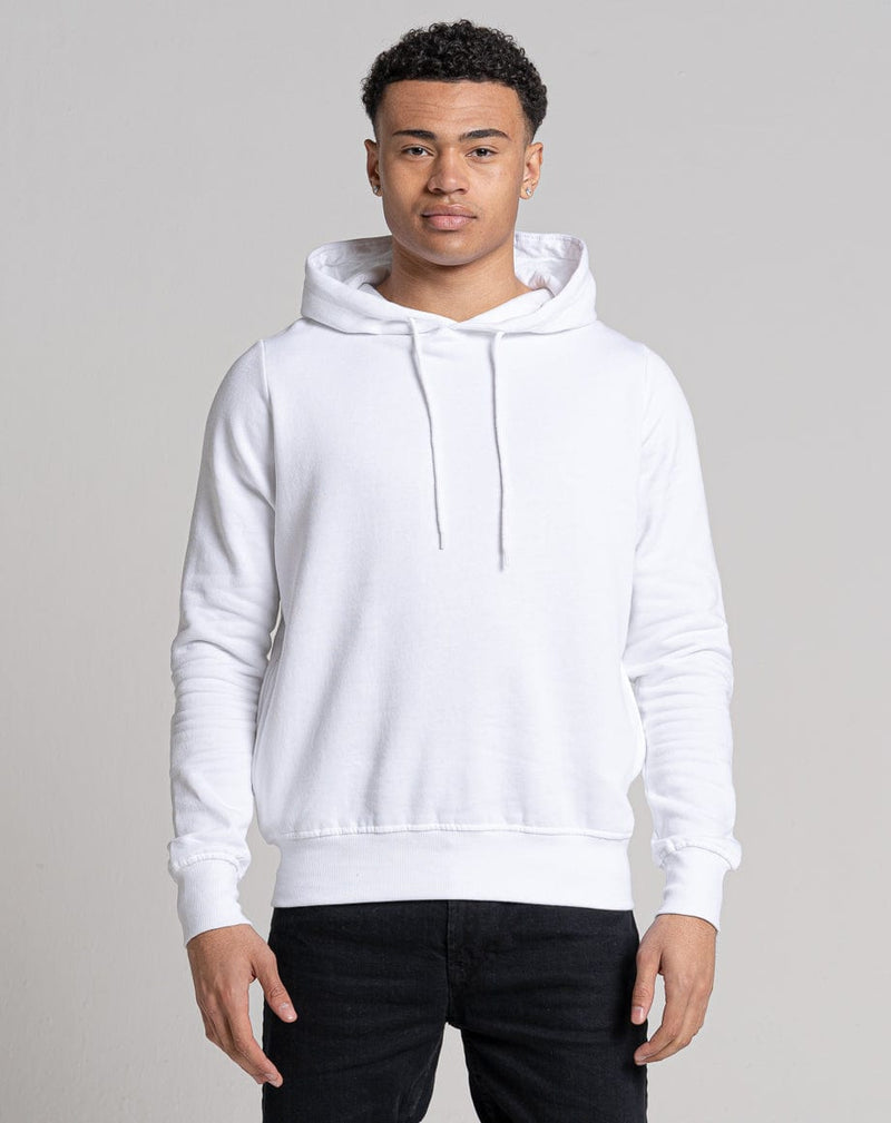 Bellfield Clothing UNISEX PLAIN HOODIE | WHITE