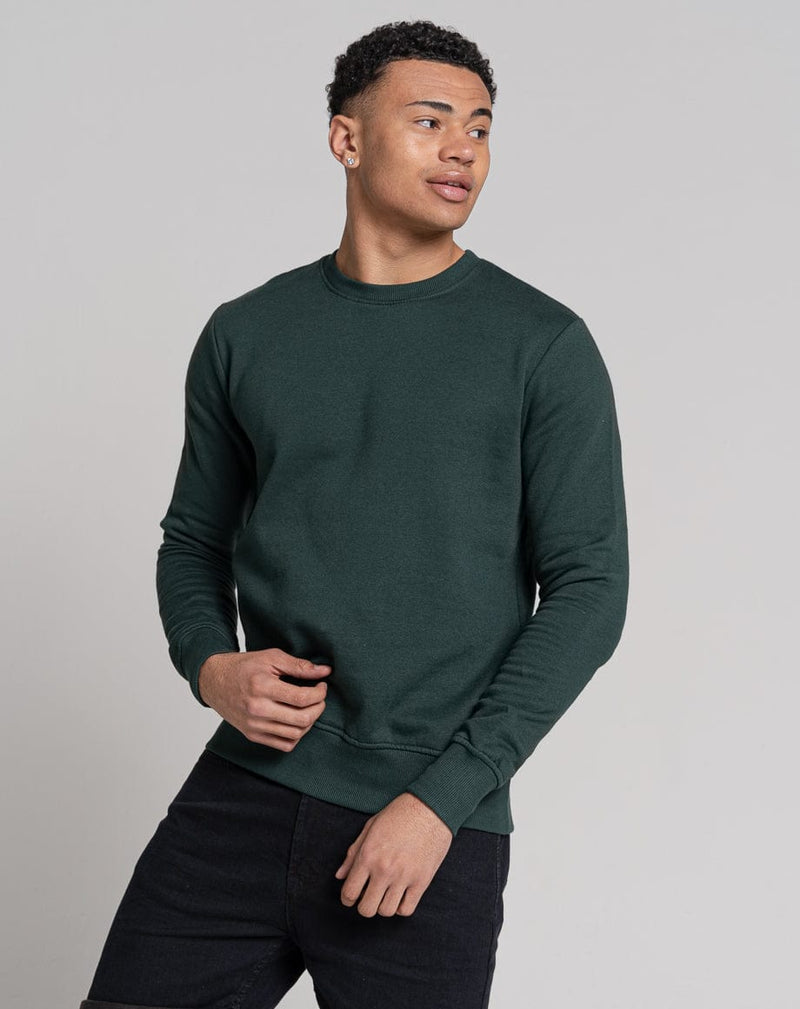 Bellfield Clothing UNISEX PLAIN SWEATSHIRT | GREEN