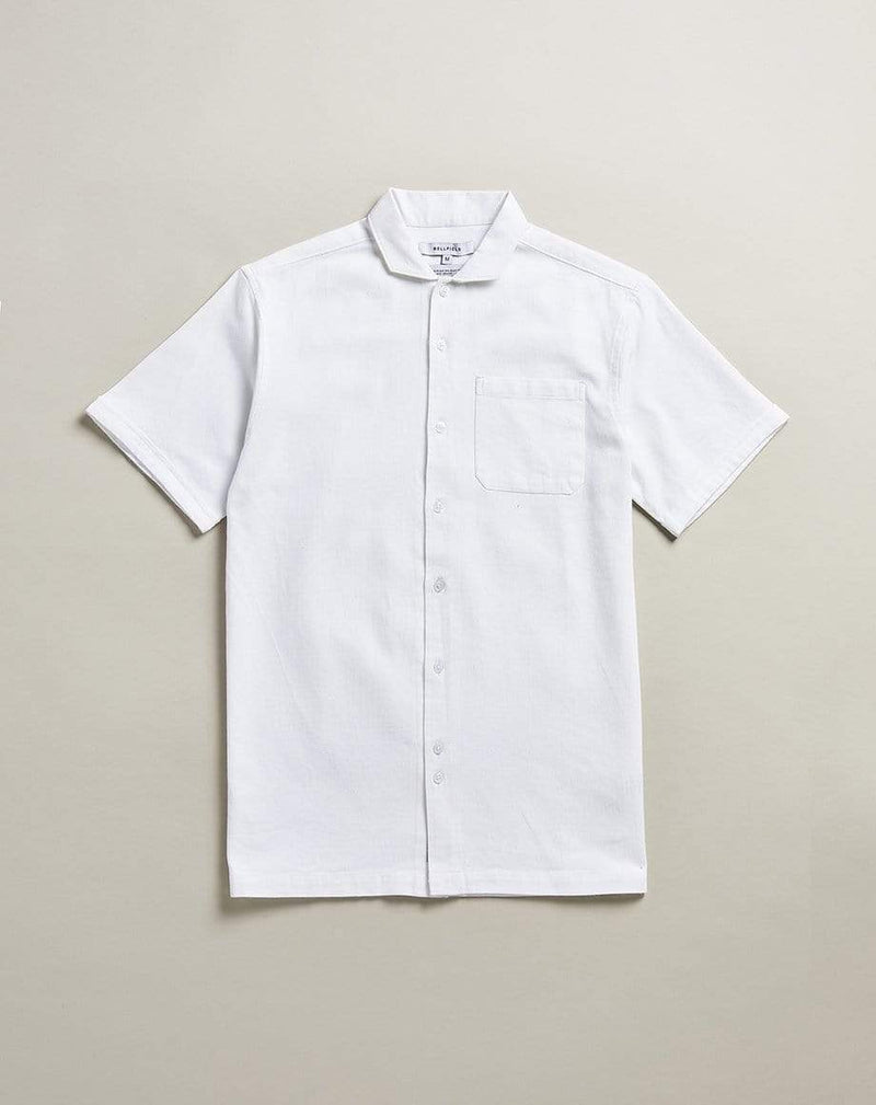 Bellfield Menswear BELLFIELD CAMPO MENS SHIRT | WHITE