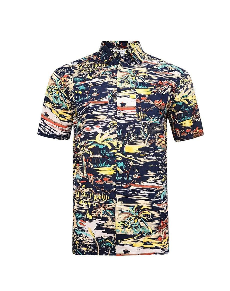 Bellfield Menswear BELLFIELD CONDESA MENS SHIRT | NAVY
