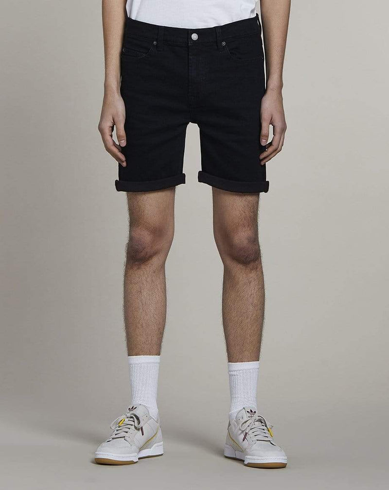 Bellfield Menswear BELLFIELD HEROICA DENIM MENS SHORTS | BLACK