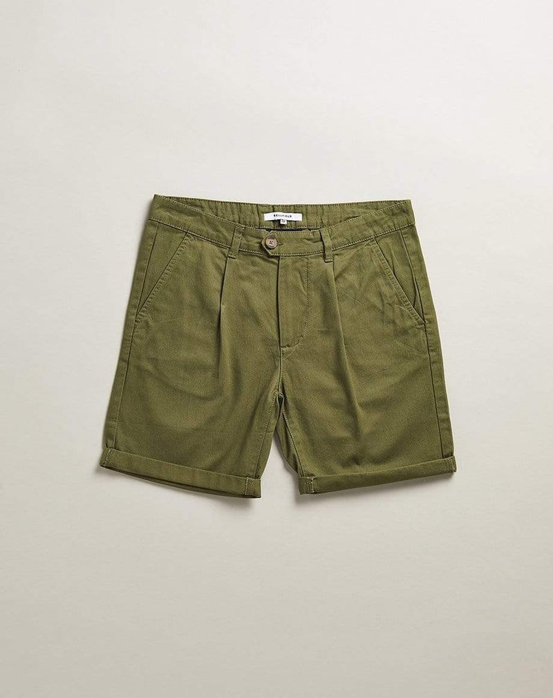 Bellfield Menswear BELLFIELD KOWALSKI CHINO MENS SHORTS | KHAKI