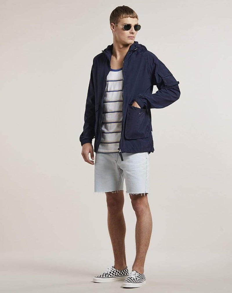 Bellfield Menswear BELLFIELD LEELUM MENS VEST | OFF WHITE