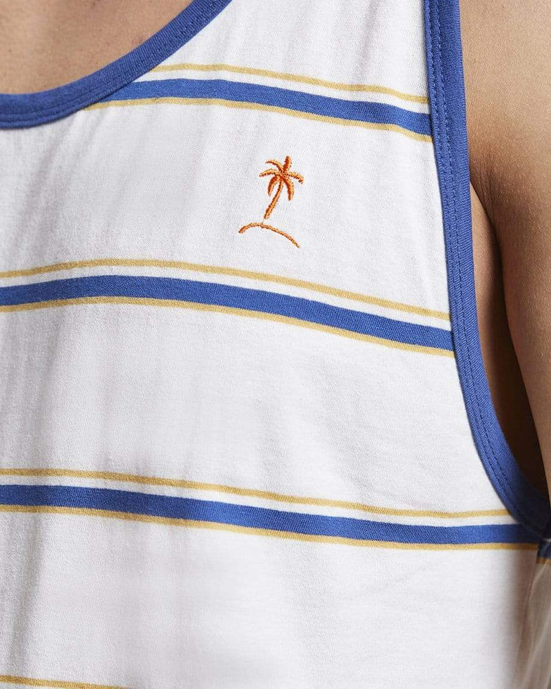 Bellfield Menswear BELLFIELD LEELUM MENS VEST | OFF WHITE