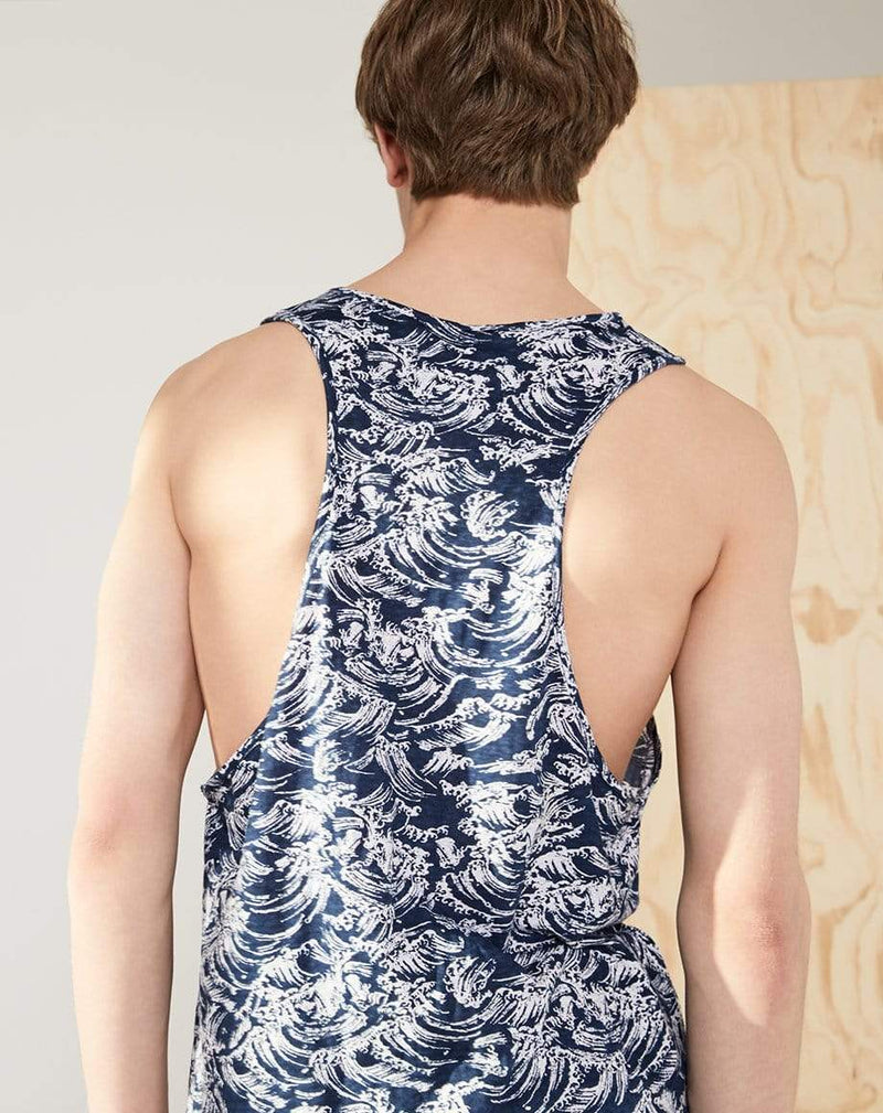 Bellfield Menswear BELLFIELD LOELA MENS VEST | NAVY