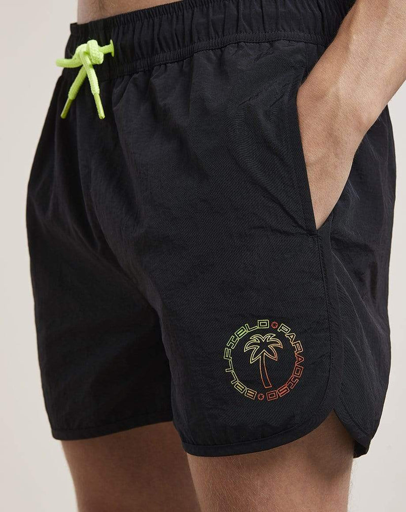 Bellfield Menswear BELLFIELD MALTA MENS SWIM SHORTS | BLACK