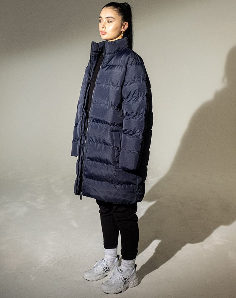 BLFD Clothing Midline Puffer Jacket - Navy