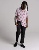 D-STRUCT CIRCLE UNISEX POLKA DOT PRINT SHIRT | PINK