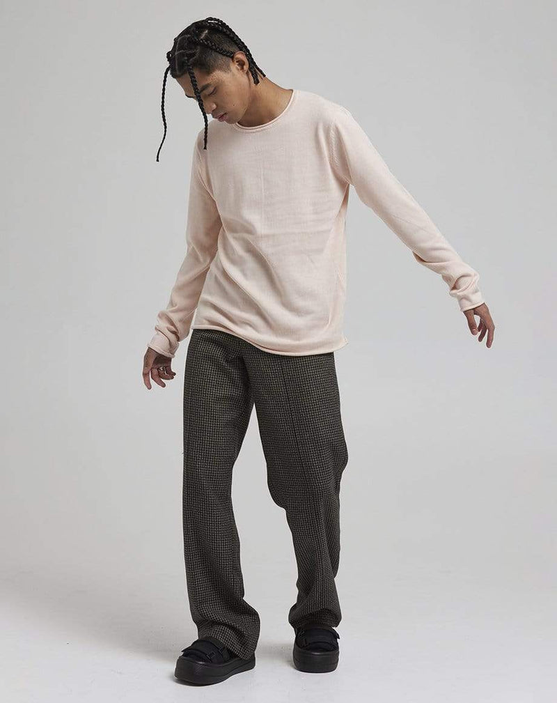 D-STRUCT LON MEN'S CREW NECK JUMPER | WASHED PINK