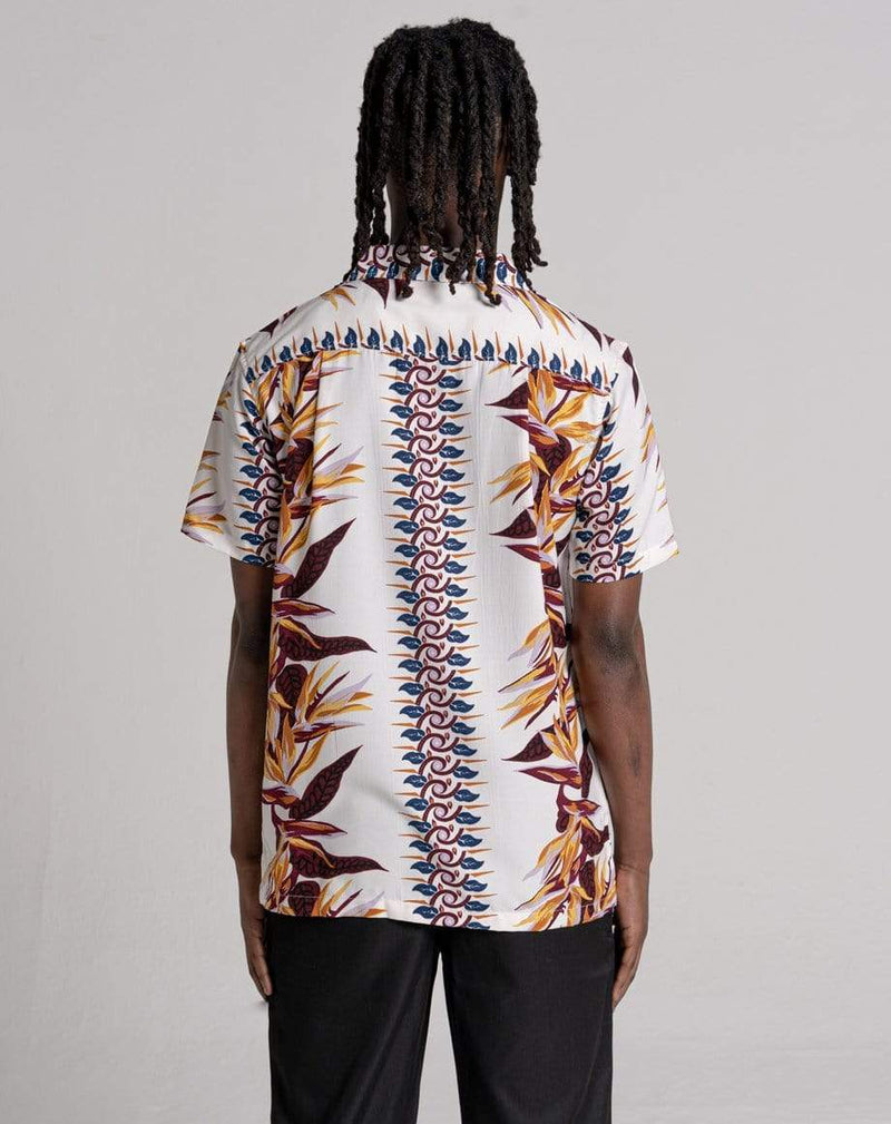 D-STRUCT TONGA UNISEX PRINTED SHIRT - ECRU