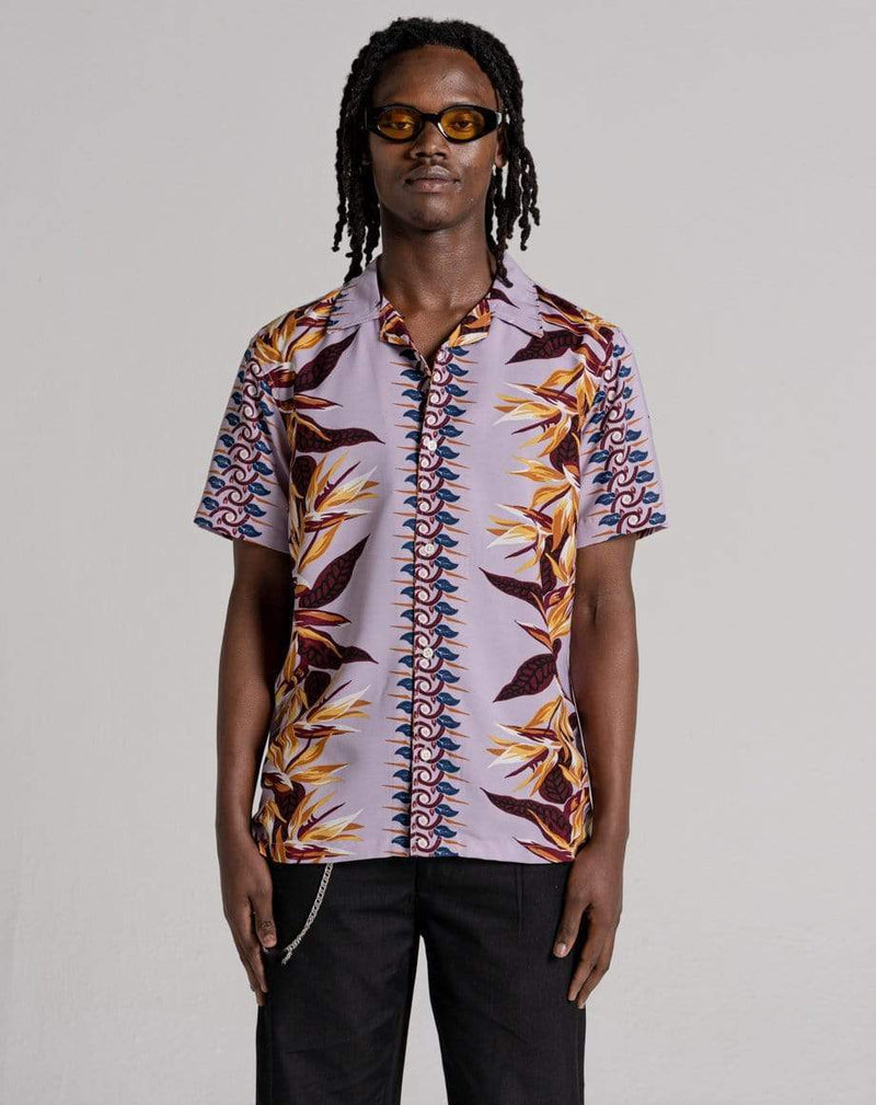 D-STRUCT TONGA UNISEX PRINTED SHIRT - LILAC