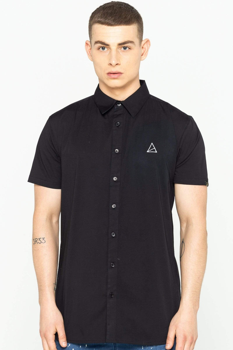 Golden Equation Golden Equation Clinton Men's Short Sleeve Shirt - Black