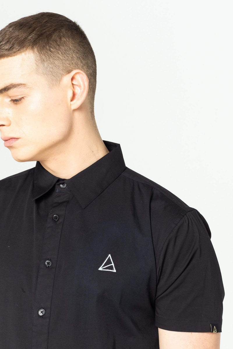 Golden Equation Golden Equation Clinton Men's Short Sleeve Shirt - Black