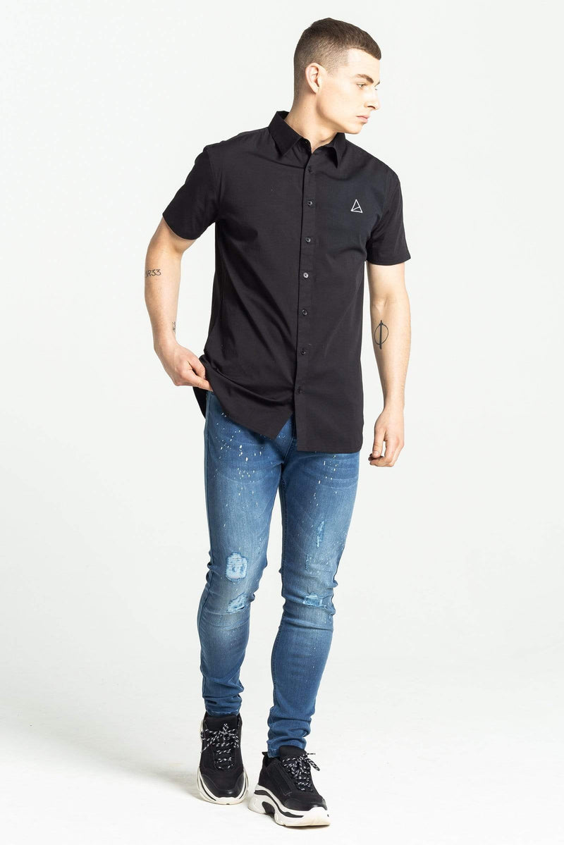 Golden Equation Golden Equation Clinton Men's Short Sleeve Shirt - Black