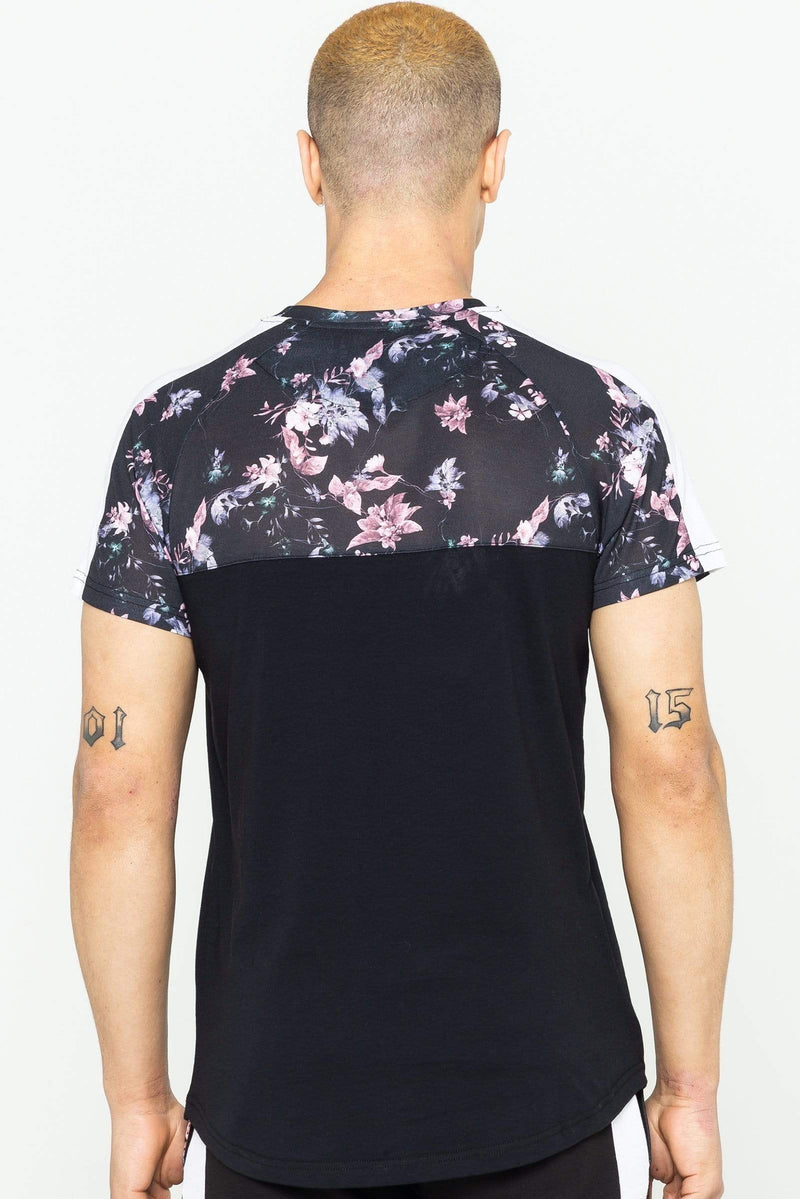 Golden Equation Golden Equation Colonel Floral Men's T-Shirt - Black