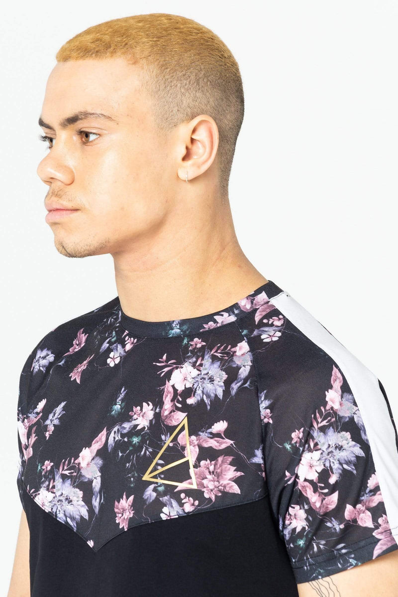 Golden Equation Golden Equation Colonel Floral Men's T-Shirt - Black