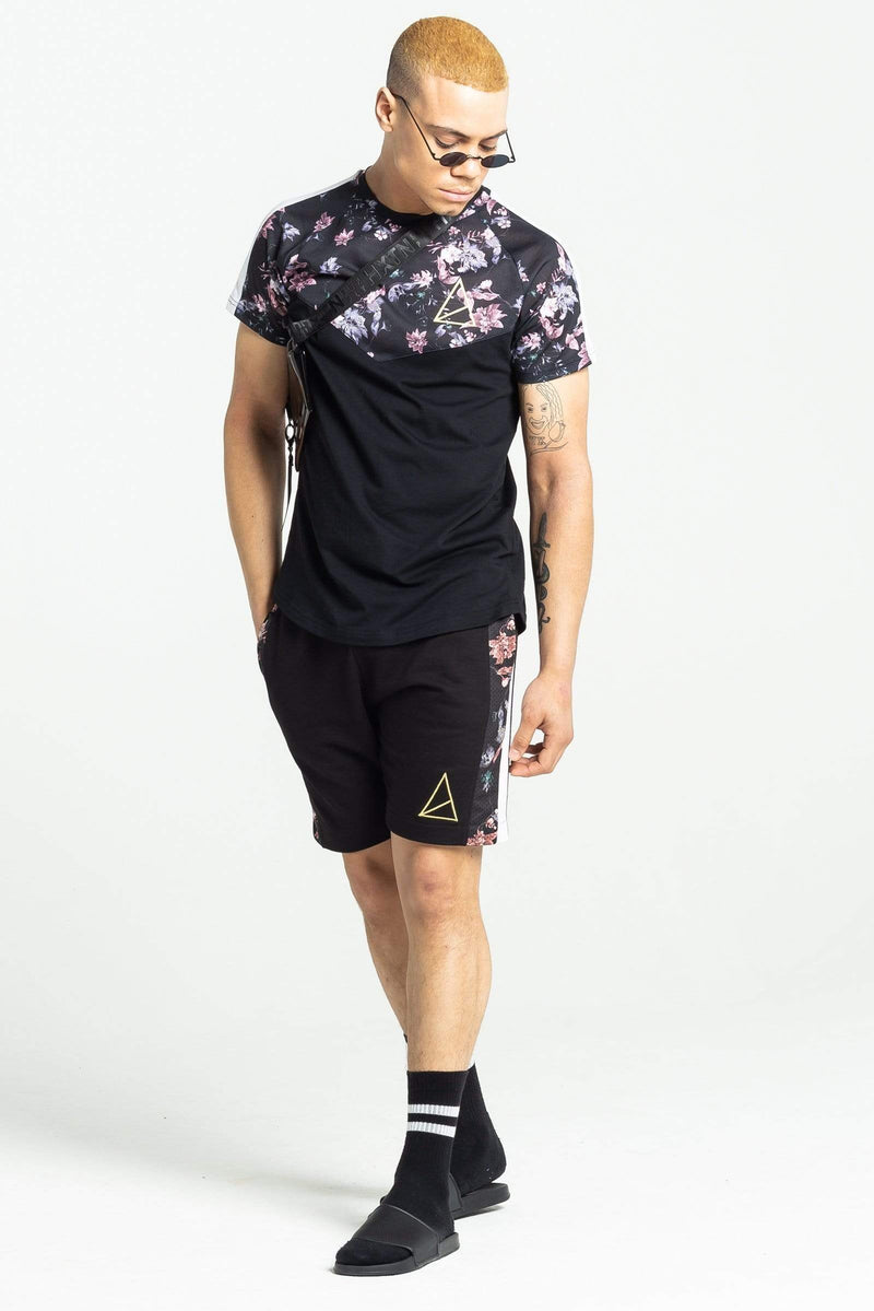 Golden Equation Golden Equation Colonel Floral Men's T-Shirt - Black