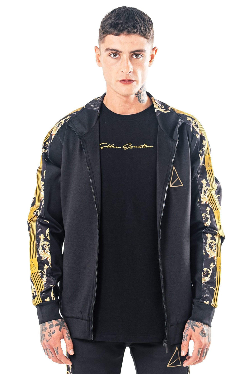 Golden Equation Golden Equation Dhaka Funnel Neck Men's Jacket - Black