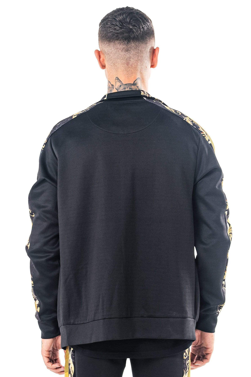 Golden Equation Golden Equation Dhaka Funnel Neck Men's Jacket - Black