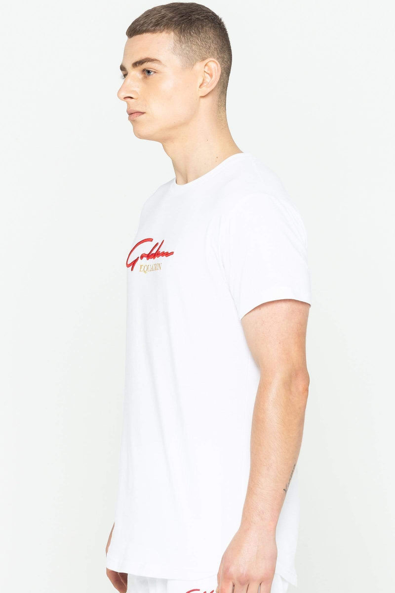 Golden Equation Golden Equation Guide Signature Men's T-Shirt - White