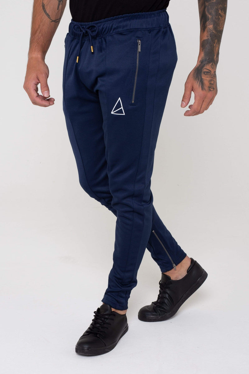 Golden Equation Golden Equation Havana Colour Block Zip Men's Tracksuit -  Navy/Grey