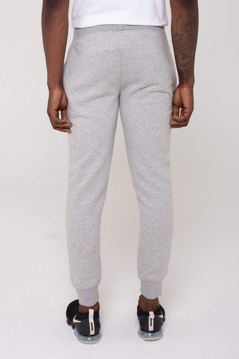 Golden Equation Golden Equation Mayday Fleeceback Skinny Fit Men's Joggers -  Grey