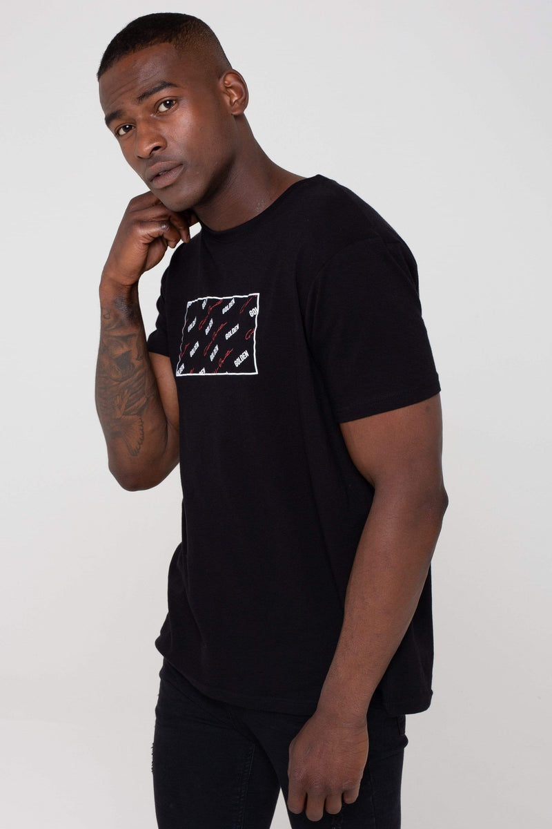 Golden Equation Golden Equation Oasis Cotton Men's T-Shirt -  Black