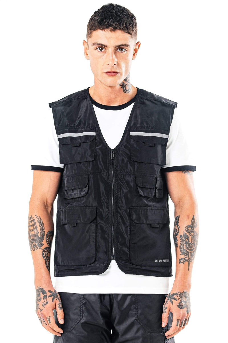 Golden Equation Golden Equation Tefal Men's Utility Vest - Black