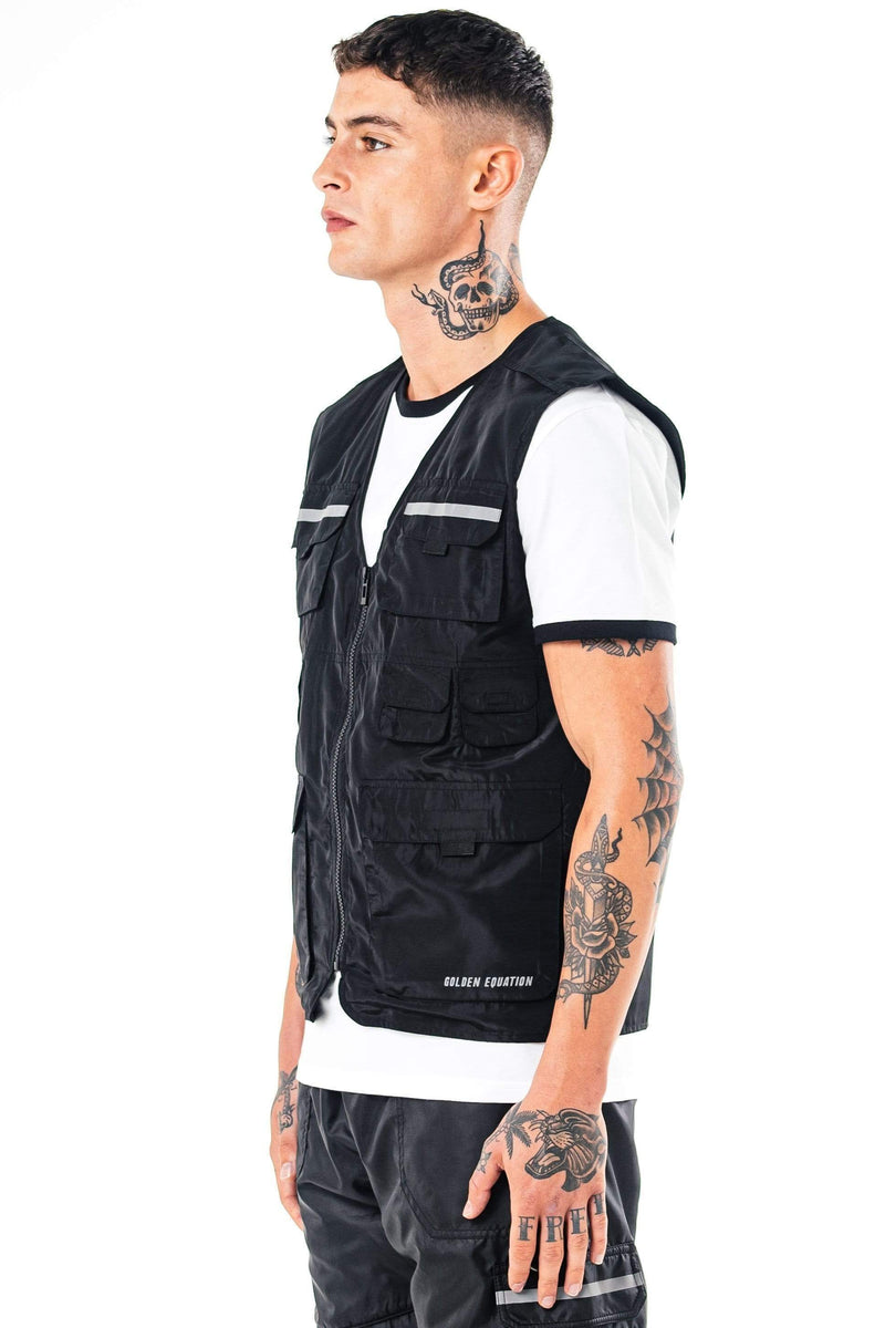 Golden Equation Golden Equation Tefal Men's Utility Vest - Black