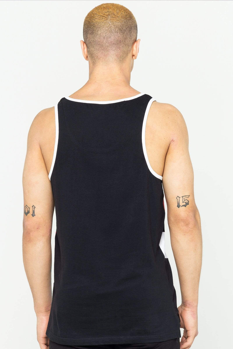 Golden Equation Golden Equation York Racer Back Men's Vest - Black