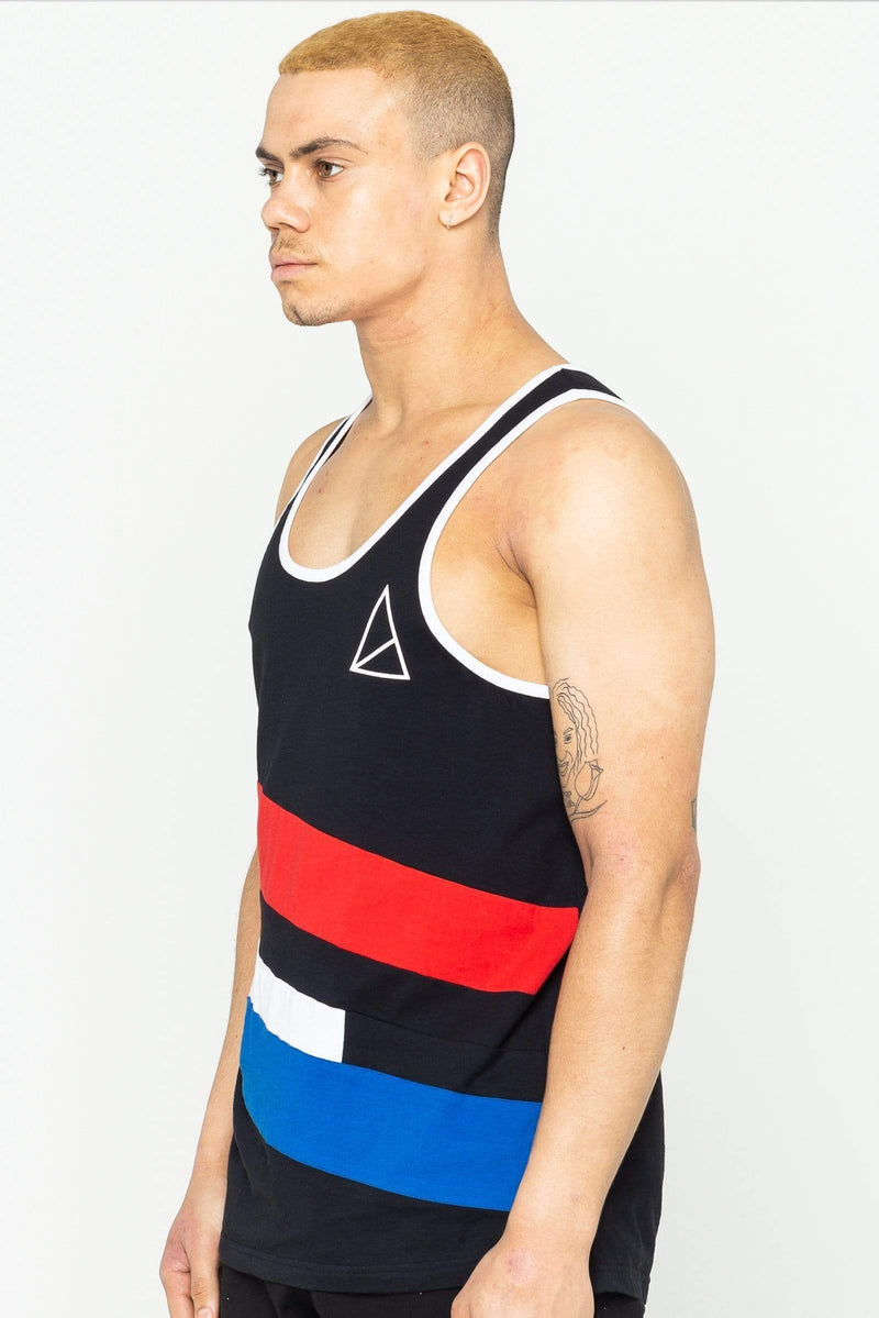 Golden Equation Golden Equation York Racer Back Men's Vest - Black