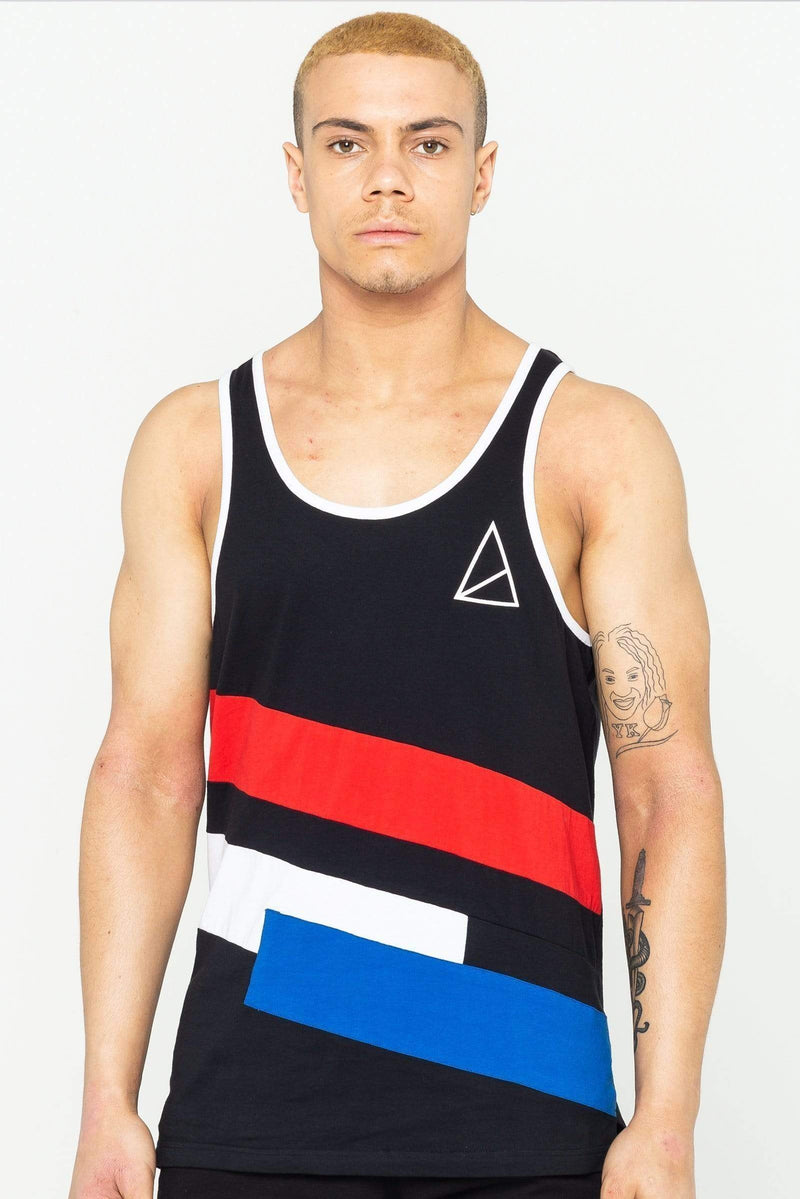 Golden Equation Golden Equation York Racer Back Men's Vest - Black