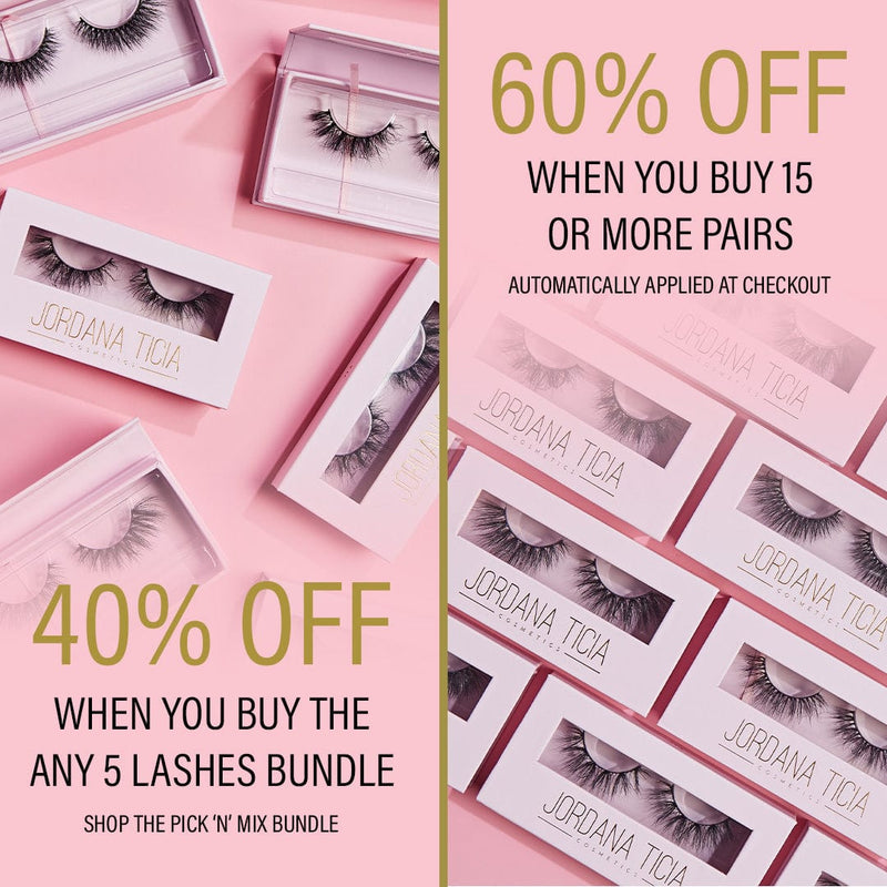 Jordana Ticia Cosmetics JT5 Faux Mink Eyelashes