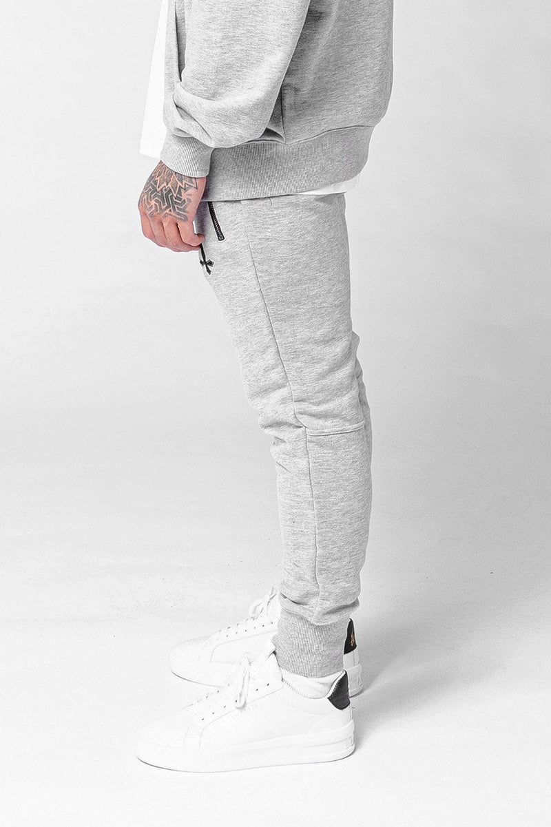 Judas Sinned Clothing Base Essential Men's Joggers - Grey Marl