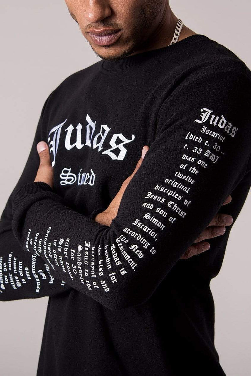 Judas Sinned Clothing Judas Sinned Arch Men's Sweatshirt - Black