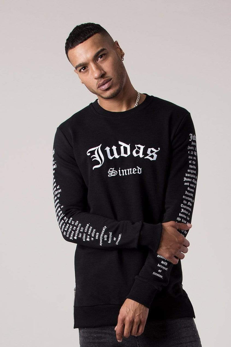 Judas Sinned Clothing Judas Sinned Arch Men's Sweatshirt - Black