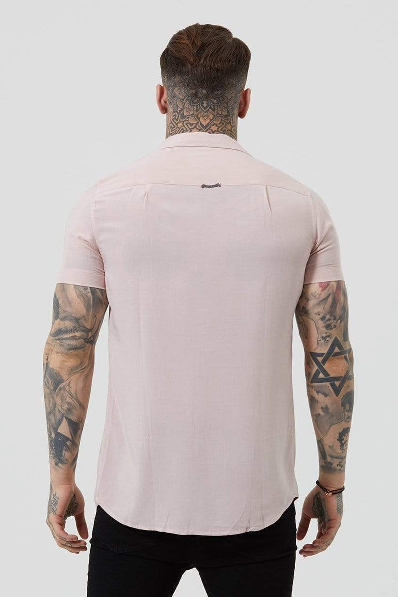 Judas Sinned Clothing Judas Sinned Res Plain Resort Men's Shirt - Rose