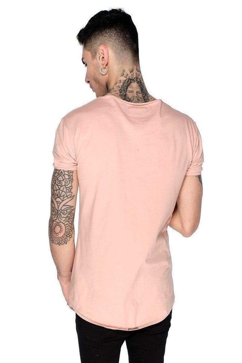 Judas Sinned Clothing Judas Sinned Training Men's Crew Neck T-Shirt - Dusty Pink